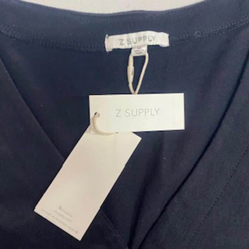 Z Supply Black Cotton Button-Up Shirt